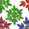 Diya Floor Rangoli Indian Traditional Handmade Reusable 6.5 Inches Acrylic Diya Rangoli Diwali Navratri Home Temple Decor Floor Table Decoration - Deepawali Wedding Housewarming Gift